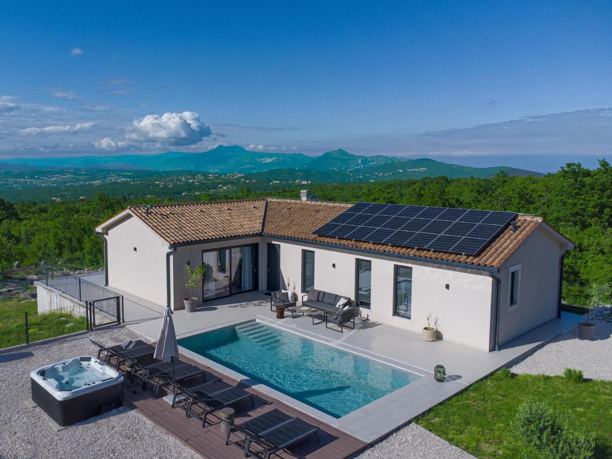 Villa Tonka With Jacuzzi Sauna And Private Pool Labin  Extérieur photo