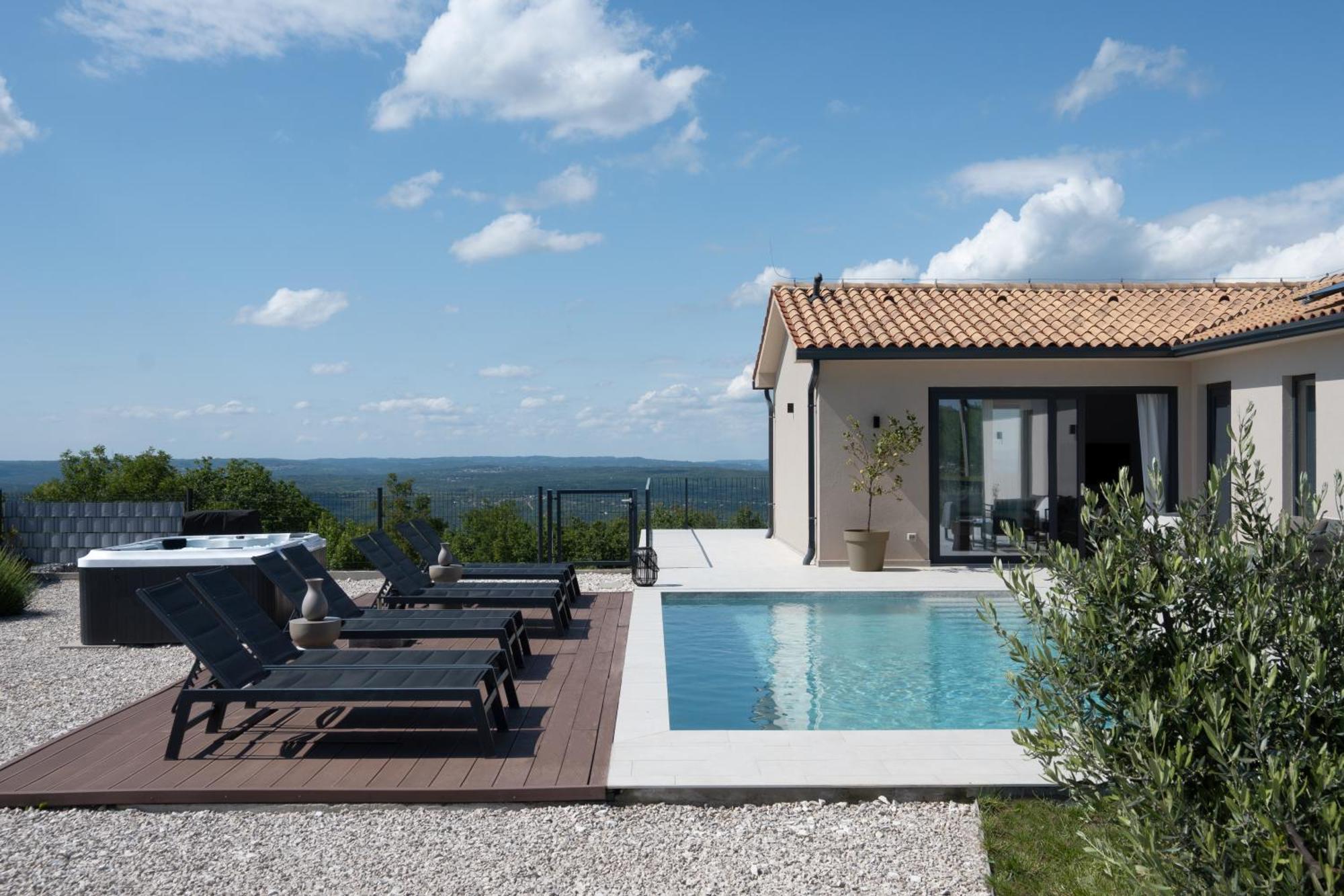 Villa Tonka With Jacuzzi Sauna And Private Pool Labin  Extérieur photo